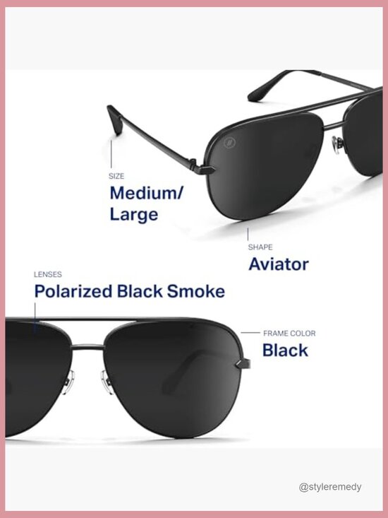 Metal Aviator Sunglasses Polarized UV Protection Modern Style main image 6